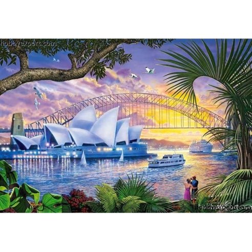 N A PUZZLES CASTORLAND PUZZLES OPERA HOUSE SYDNEY 1500 PIECES 68 X 47 CM