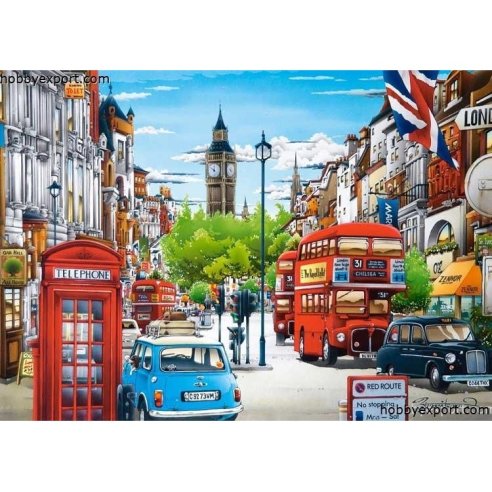 N A PUZZLES CASTORLAND PUZZLES LONDON 1500 PIECES 68 X 47 CM