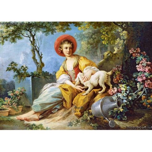 N A PUZZLES CASTORLAND PUZZLES A YOUNG WOMAN 1500 PIECES 68 X 47 CM