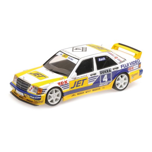 Minichamps MERCEDES BENZ 190E 2.5-16 EVO 1 TEAM MS-JET ROLAND ASCH DTM 1989 1/18