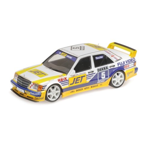 Minichamps MERCEDES BENZ 190E 2.5-16 EVO 1 TEAM MS-JET MANUEL REUTER DTM 1989 1/18