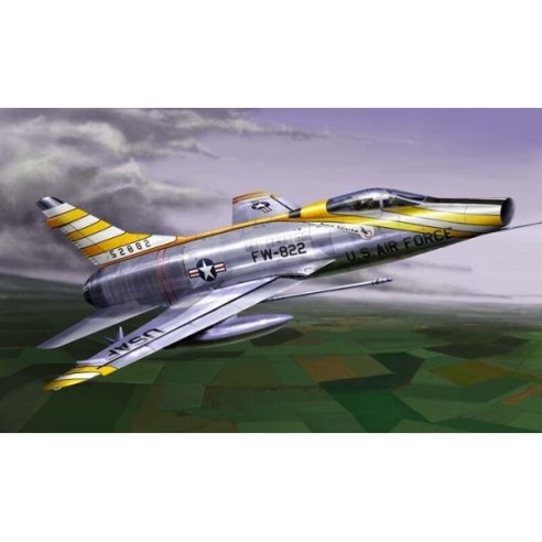 TRUMPETER KIT F-100 D SUPER SABRE 1/72