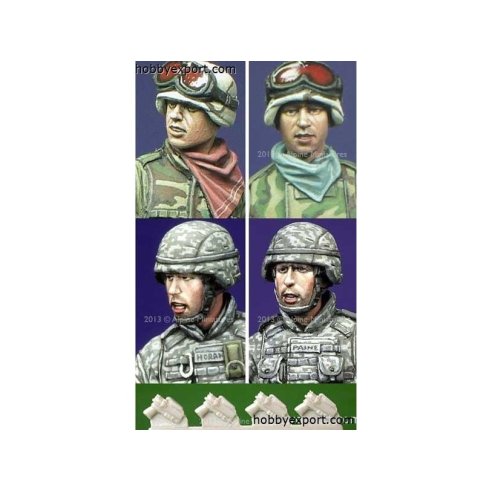 Alpine Miniatures    	 	1 35 KIT (MAQUETTE) (KIT (MAQUETTE)) Modern Us Infantry Heads