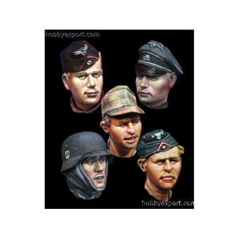 Alpine Miniatures 	 	1 35 KIT (MAQUETTE) (KIT (MAQUETTE)) WWII German Head Set 1