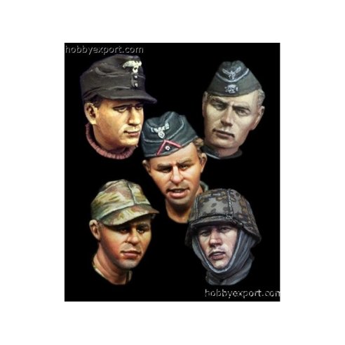 Alpine Miniatures 	 	1 35 KIT (MAQUETTE) (KIT (MAQUETTE)) WWII German Head Set 2