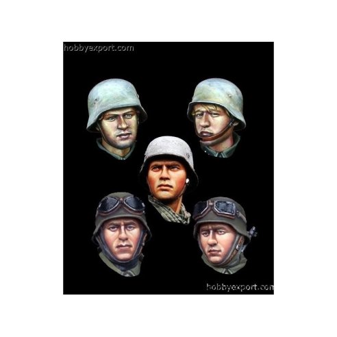 Alpine Miniatures  	 	1 35 KIT (MAQUETTE) (KIT (MAQUETTE)) German Infantry Head Set