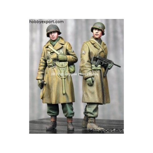 Alpine Miniatures  1 35 KIT (MAQUETTE) WWII US INFANTRY WINTER SET