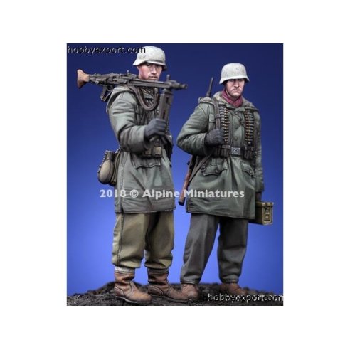 Alpine Miniatures  1 35 KIT (MAQUETTE) WSS MG TEAM KHARKOV