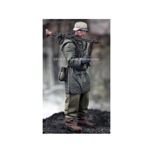 Alpine Miniatures  	1 35 KIT (MAQUETTE) WSS MG GUNNER KHARKOV