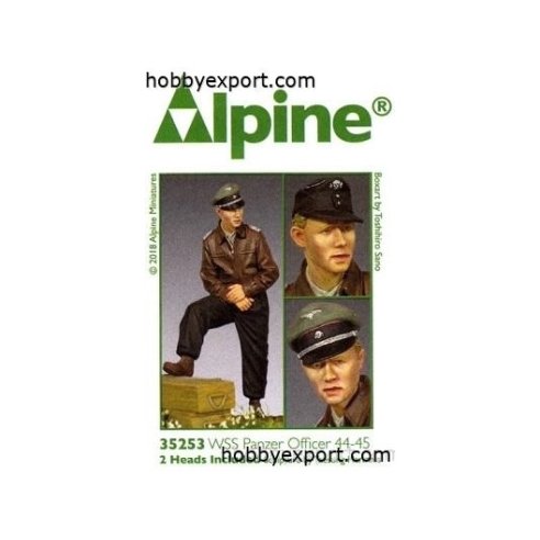 Alpine Miniatures 1 35 KIT (MAQUETTE) WSS PANZER OFFICER 19441945