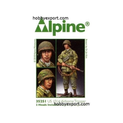 Alpine Miniatures 1 35 KIT (MAQUETTE) US 101ST AIRBORNE TROOPER