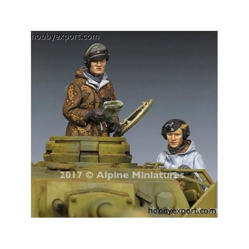 1 35 KIT (MAQUETTE) WAFFEN SS PANZER CREW WINTER SET