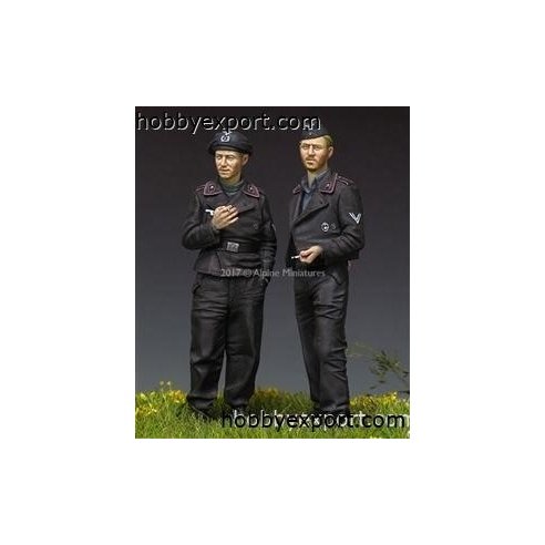 ALPINE MINIATURES  	 	1 35 KIT (MAQUETTE) GERMAN PANZER CREW SET