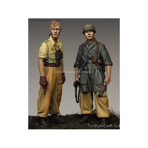 ALPINE MINIATURES  	1 35 KIT (MAQUETTE) 1ST FJ DIVISION IN ITALY SET