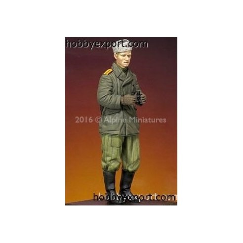 ALPINE MINIATURES  	1 35 KIT (MAQUETTE) WWII RUSSIAN TANK COMMANDER