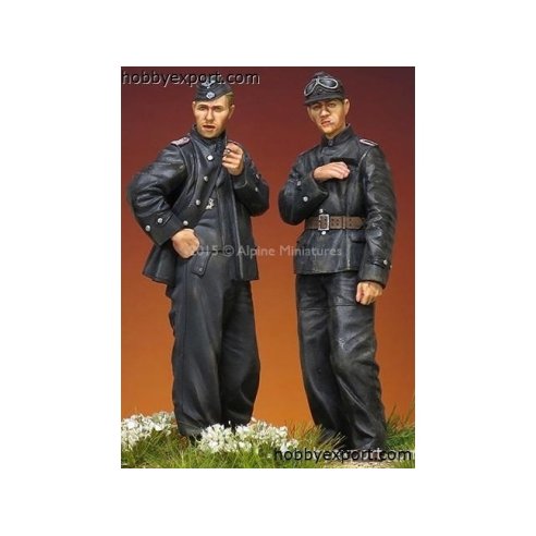 ALPINE MINIATURES  	1 35 KIT (MAQUETTE) WSS AFV CREW SET