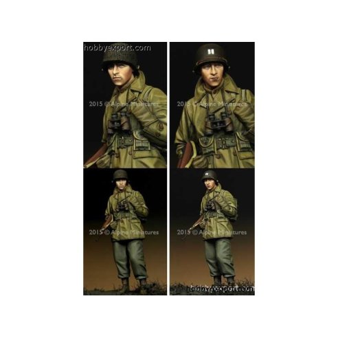 ALPINE MINIATURES  1 35 KIT (MAQUETTE) WWII US INFANTRY OFFICER