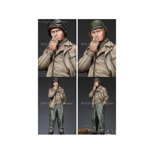 ALPINE MINIATURES  	1 35 KIT (MAQUETTE) US TANK CREW NO.2