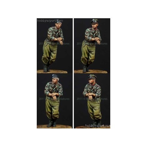 Alpine Miniatures    	1 35 KIT (MAQUETTE) WSS AFV CREW LEANING