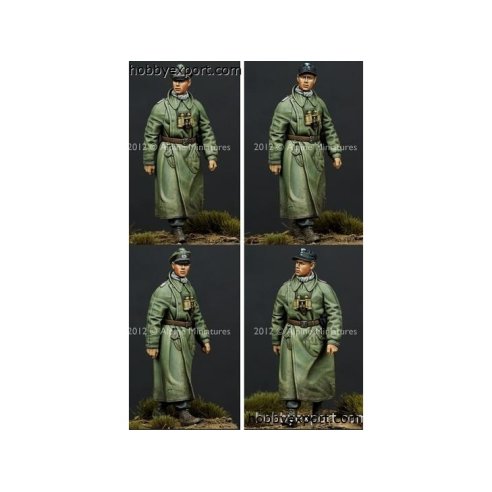 Alpine Miniatures    	1 35 KIT (MAQUETTE) PANZER OFFICER 1 PZ. DIV. NO2