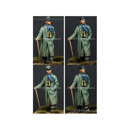 Alpine Miniatures   1 35 KIT (MAQUETTE) PANZER OFFICER 1 PZ. DIV. NO1