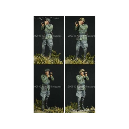 Alpine Miniatures  1 35 KIT (MAQUETTE) GERMAN INFANTRY OFFICER DIFFERENT HEADS INCL.