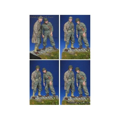 Alpine Miniatures    	1 35 KIT (MAQUETTE) U.S. TANK CREW SET, WWII DIFFERENT HEADS INCL.