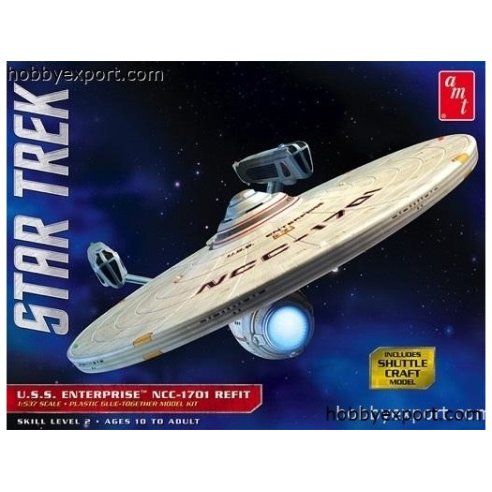 AMT  	1 537 KIT Star Trek USS Enterprise Refit