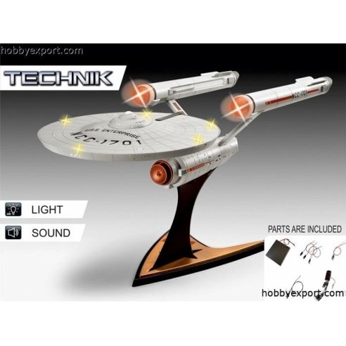 Revell -  	1 600 KIT (MAQUETTE) (KIT (MAQUETTE)) Star Trek USS Enterprise NCC1701