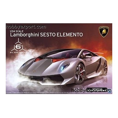 Aoshima  	1 24 KIT (MAQUETTE) (KIT (MAQUETTE)) Lamborghini Sesto Elemento