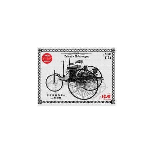 ICM 1/24 Benz Patent-Motorwagen 1886 (100% new molds)