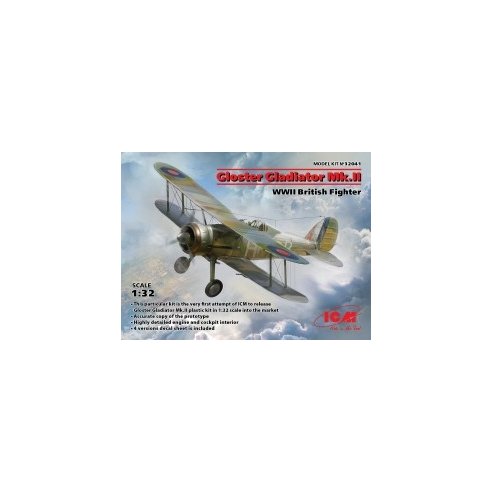 ICM 1/32 Gloster Gladiator Mk.II, WWII British Fighter