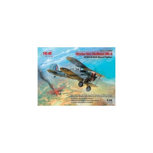 ICM 1/32 Gloster Sea Gladiator Mk.II , WWII British Naval Fighter